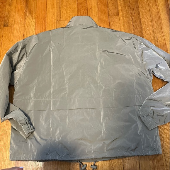 Good American Shine Oversized Windbreaker Anorak Pullover 1/2 Size S - M(d4 - Picture 4 of 13